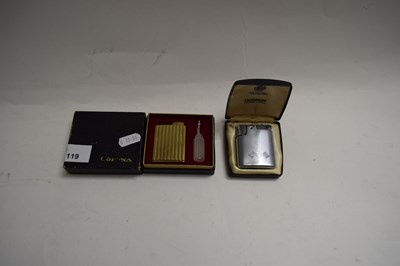 Lot 119 - RONSON LIGHTER AND A CORONA CIGARETTE LIGHTER