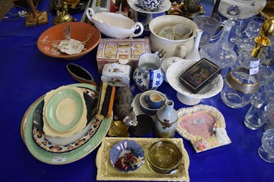 Lot 156 - LARGE MIXED LOT VARIOUS CERAMICS, CHAMBER POT,...