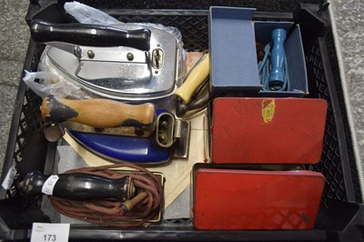 Lot 173 - COLLECTION OF EARLY ELECTRIC FLAT IRONS