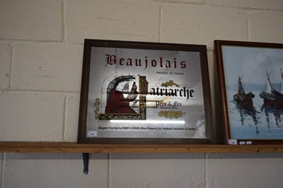 Lot 198 - RIGBY & EVANS ADVERTISING PUB MIRROR