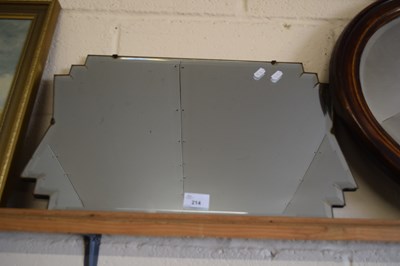 Lot 214 - EARLY 20TH CENTURY WALL MIRROR IN CLIP FRAME