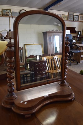 Lot 336 - VICTORIAN MAHOGANY FRAMED SWING DRESSING TABLE...