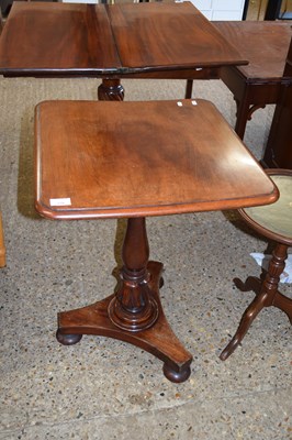 Lot 339 - VICTORIAN MAHOGANY SIDE OR WINE TABLE WITH...