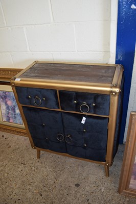 Lot 396 - MELINA TWO-DRAWER COMBI CHEST, 75CM WIDE