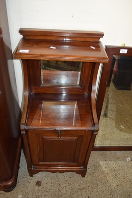 Lot 403 - VICTORIAN MAHOGANY MIRROR BACK COAL PURDONIUM,...
