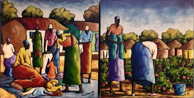 Lot 119 - Peter Kwangware (Zimbabwean, Contemporary), A...