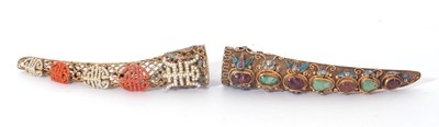 Lot 259 - Mixed Lot: vintage Chinese gilt metal filigree...