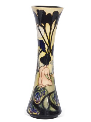 Lot 40 - Large Moorcroft trial vase with children in a...