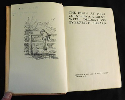 Lot 23 - ALAN ALEXANDER MILNE: THE HOUSE AT POOH CORNER,...