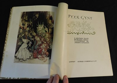 Lot 71 - HENRIK IBSEN: PEER GYNT, ill A Rackham, London,...