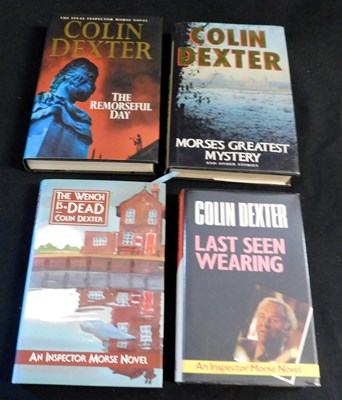 Lot 119 - COLIN DEXTER: 4 titles: LAST SEEN WEARING,...