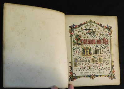Lot 124 - THE SERMON ON THE MOUNT, illuminated by Samuel...