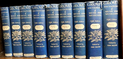 Lot 184 - ERIC BLOM (ED): GROVE'S DICTIONARY OF MUSIC...