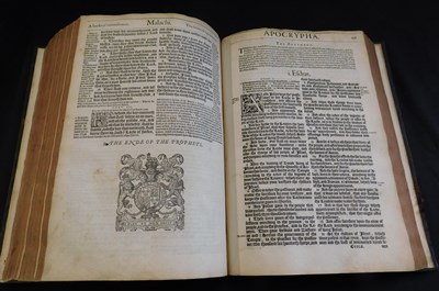 Lot 258 - THE BIBLE..., London, Christopher Barker, 1583...