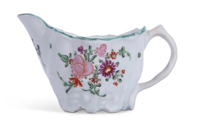Lot 81 - A Lowestoft porcelain jug c1780 of Chelsea...