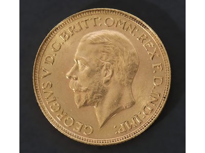 Lot 244 - George V gold sovereign dated 1930