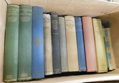 Lot 450 - Box: Gardening including ELEANOR SINCLAIR...