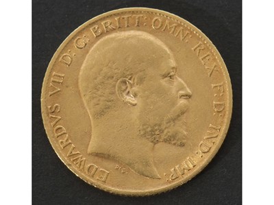 Lot 254 - Edward VII gold half sovereign dated 1905