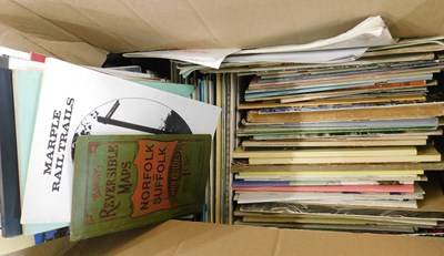 Lot 470 - Box: UK travel guides including good quantity...