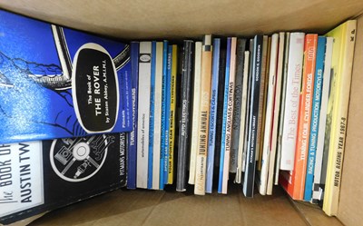 Lot 479 - Two boxes: motoring