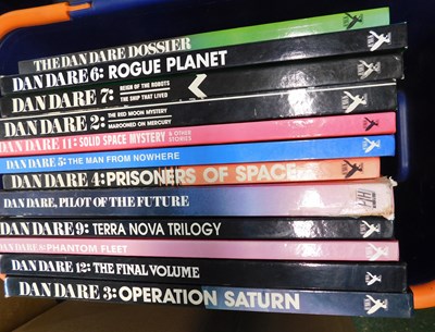 Lot 493 - Box: DAN DARE, PILOT OF THE FUTURE, 12 vols,...