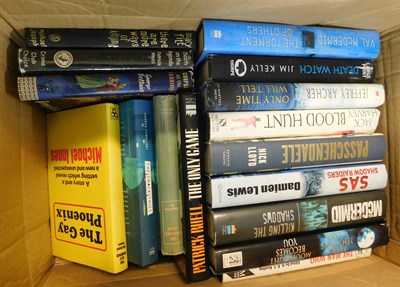 Lot 505 - Box: mixed including crime fiction