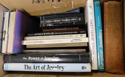 Lot 518 - Two boxes: jewellery interest