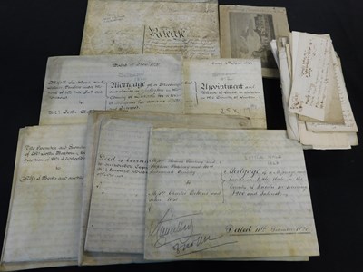 Lot 556 - Box: large quantity Spalding interest, vellum...