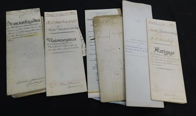Lot 558 - Box: good quantity Lincolnshire vellum and...