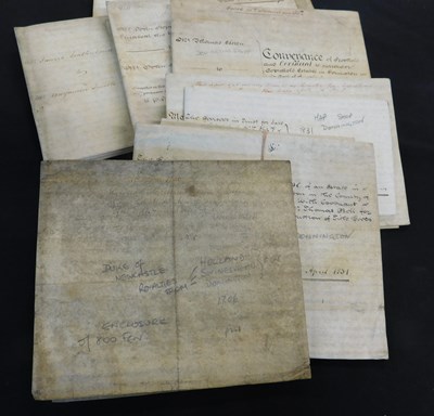 Lot 562 - Box: good quantity Donnington vellum and other...
