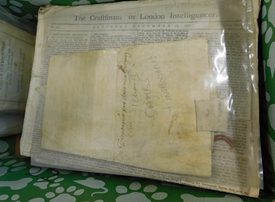 Lot 569 - Box: good quantity Fenland drainage vellum and...