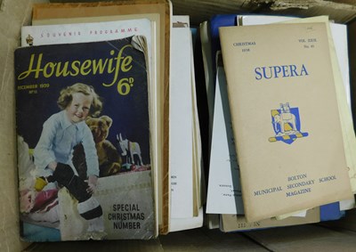 Lot 575 - Box: ephemera