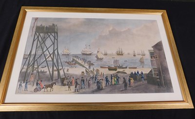 Lot 598 - A NORTHWEST VIEW OF THE JETTY AT...
