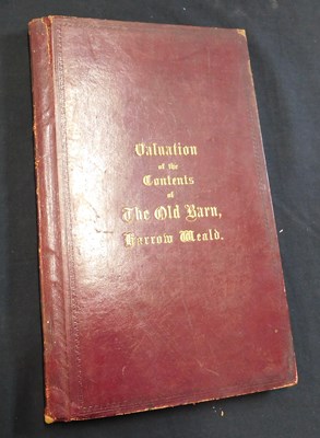 Lot 233 - Inventory and Valuation of the contents of The...