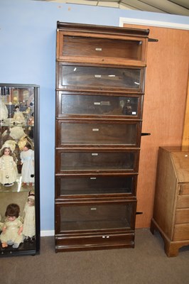 Lot 301 - Large Globe Wernicke seven-section stacking...