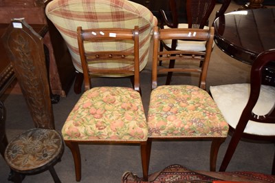 Lot 311 - Large Georgian elm framed bow back corner...