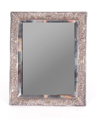 Lot 305 - Late Victorian silver mounted dressing table...