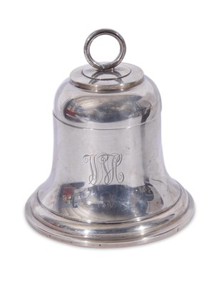 Lot 339 - Unusual George V silver encased desk inkwell...