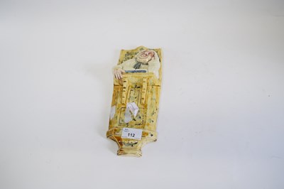 Lot 186 - Continental pottery wall plaque with Majolica...