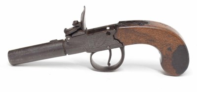 Lot 156 - Late 18th/early 19th century flintlock box...