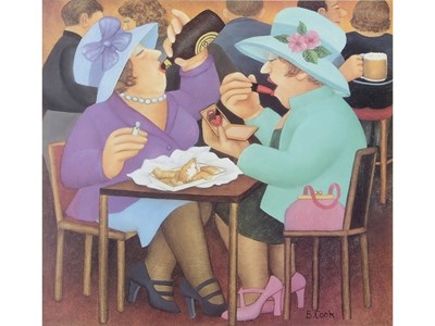 Lot 608 - Beryl Cook (British 1926-2008), Ladies Who...