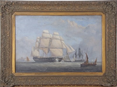 Lot 616 - Follower of Thomas Whitcombe (British,...