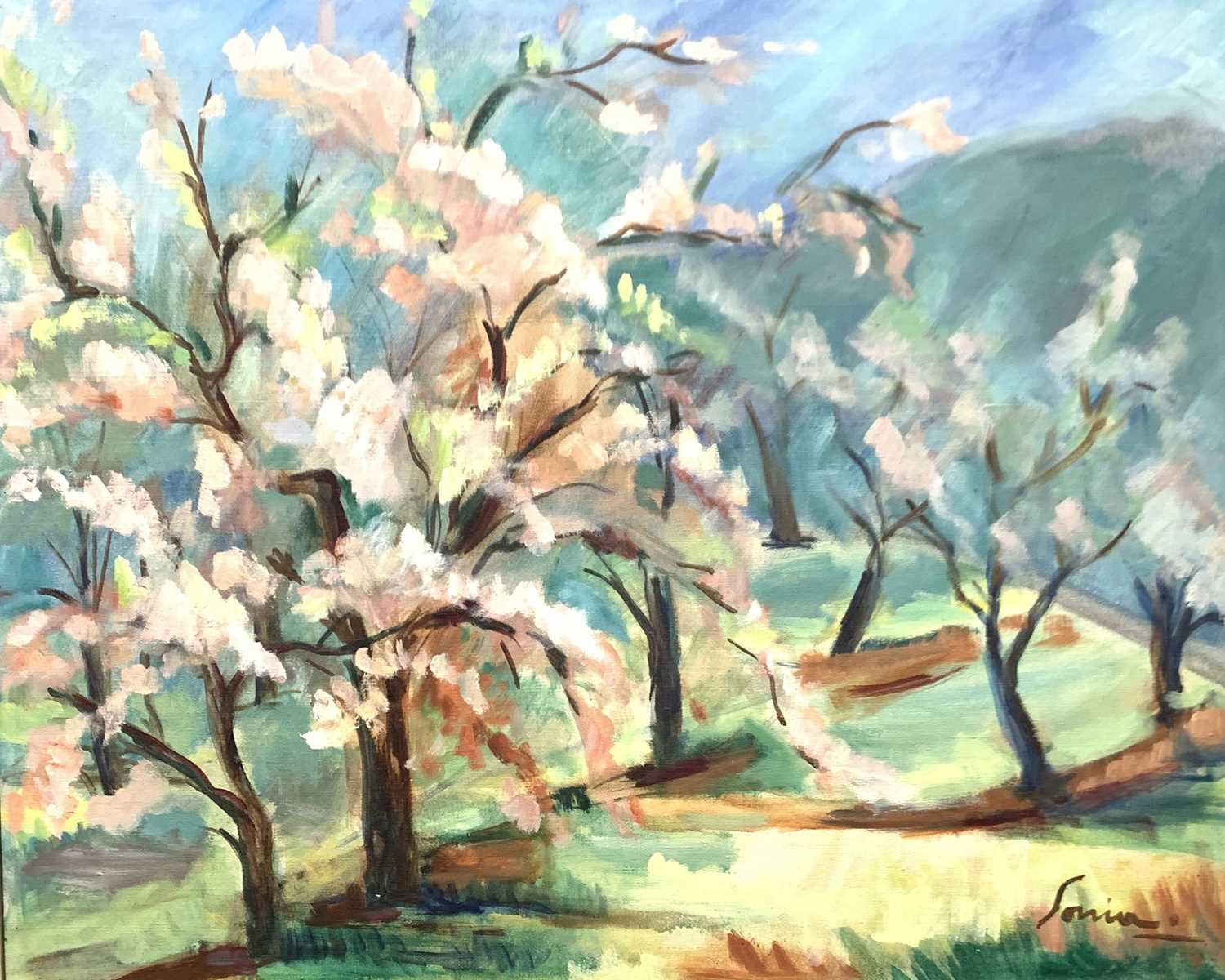 Lot 656 - Sonia Harris (British, 1923-2018), Peach...