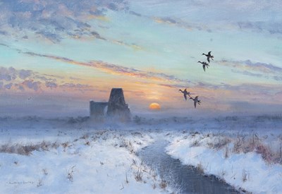 Lot 819 - Colin W Burns (British, b. 1944- ), "Sunset St...
