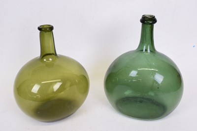 Lot 48 - 18th century onion glass bottle