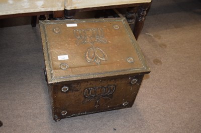 Lot 337 - Late 19th/early 20th century copper mounted...