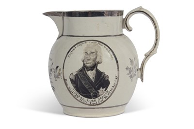 Lot 33 - An early 19th century Pearlware jug with...