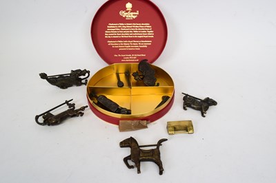Lot 9 - Box containing quantity of Chinese padlocks,...