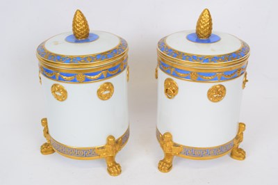 Lot 52 - Pair of early 20th century Berlin porcelain...