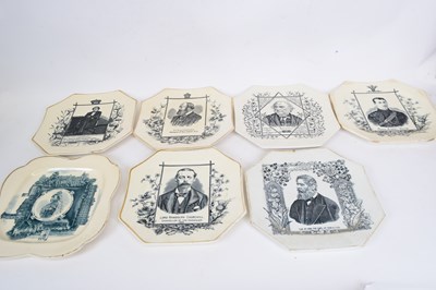 Lot 68 - Group of Victorian octagonal shaped...